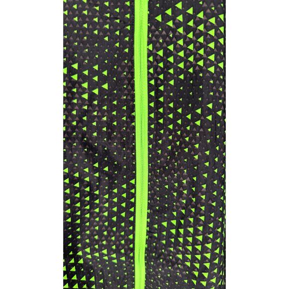 Gymshark Sport Windbreaker Jacket Mens Large Fluo Lime Green Black A2A7I New - Picture 7 of 12